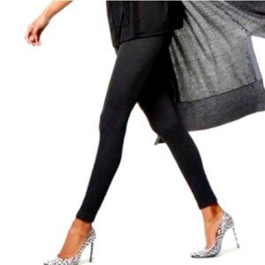 CAbi Style 3211 Sleek Leggings Ponte Pants Charcoal/Black Size Small